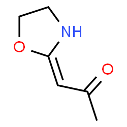 2-Propanone, 1-(2-oxazolidinylidene)-, (E)- (9CI)结构式