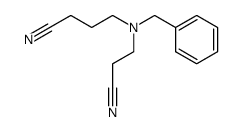 N-(2-Cyanoethyl)-N-(3-cyanopropyl)-benzylamine结构式