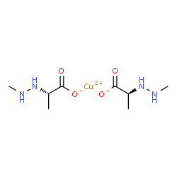 methylaminoalanine-copper(II)结构式
