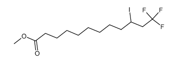methyl 12,12,12-trifluoro-10-iodododecanoate结构式