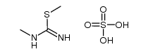 1,2-dimethylisothiourea sulfate结构式
