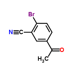 5-Acetyl-2-bromobenzonitrile Structure