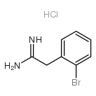 2-(2-溴苯基)盐酸乙脒 盐酸盐结构式