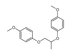 1-methoxy-4-[1-(4-methoxyphenoxy)propan-2-yloxy]benzene结构式