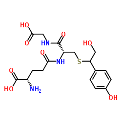 S-[2-Hydroxy-1-(4-hydroxyphenyl)ethyl]-L-glutathione picture