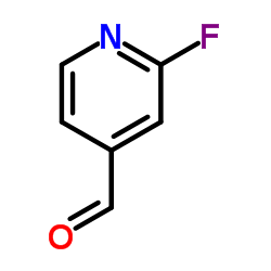 2-氟吡啶-4-甲醛结构式