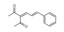 3-(3-phenylallylidene)pentane-2,4-dione结构式