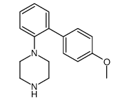 1-[2-(4-methoxyphenyl)phenyl]piperazine结构式