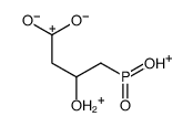 (3-carboxy-2-hydroxypropyl)-hydroxy-oxophosphanium Structure