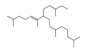 2,6,10,14-tetramethyl-7-(3-methylpentyl)pentadec-5-ene Structure