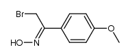 4-methoxy-α-bromoacetophenone oxime结构式