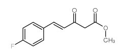 5-(4-氟苯基)-3-氧代-4-戊烯酸甲酯结构式