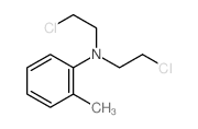 Benzenamine,N,N-bis(2-chloroethyl)-2-methyl-结构式