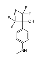 1,1,1,3,3,3-六氟-2-(4-(甲基氨基)苯基)-2-丙醇结构式