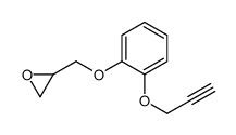 2-[(2-prop-2-ynoxyphenoxy)methyl]oxirane Structure