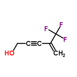 4-(Trifluoromethyl)-4-penten-2-yn-1-ol Structure
