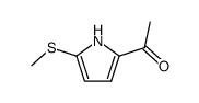 Ethanone, 1-[5-(methylthio)-1H-pyrrol-2-yl]- (9CI) Structure