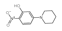 2-硝基-5-哌啶基苯酚结构式