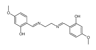 N,N′-bis(4-methoxysalicylidene)-1,2-diaminoethane结构式