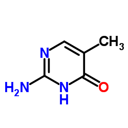 2-Amino-5-methyl-4(3H)-pyrimidinone structure