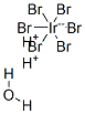 DihydrogenHexabromoIridate(IV)Hydrate Structure