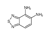 2,1,3-Benzothiadiazole-4,5-diamine结构式