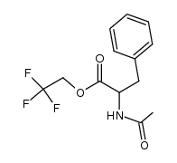 N-Acetyl-(D,L)-phenylalanine 2,2 2-trifluoroethyl ester结构式