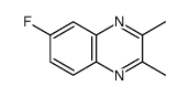 6-氟-2,3-二甲基喹噁啉结构式