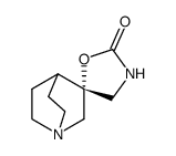 Spiro[1-azabicyclo[2.2.2]octane-3,5-oxazolidin]-2-one, (3R)- (9CI)结构式