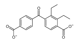 二苯酮-4,4-二甲酸二乙酯结构式