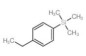 (4-ethylphenyl)-trimethyl-silane Structure