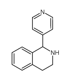 1-(4-吡啶)-1,2,3,4-四氢异喹啉结构式