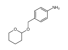 4-aminobenzyl O-2'-tetrahydropyranyl ether结构式