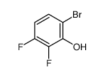 2,3-二氟-6-溴苯酚结构式