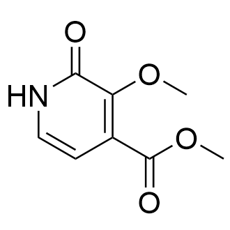 3-甲氧基-2-氧代-1,2-二氢吡啶-4-羧酸甲酯结构式
