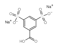 苯甲酸-3,5-二磺酸钠结构式