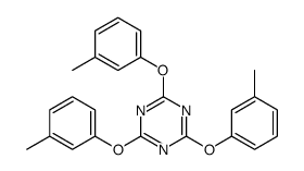2,4,6-tris(3-methylphenoxy)-1,3,5-triazine Structure