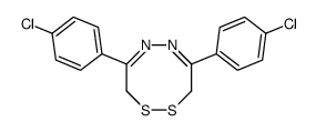 4,7-bis(4-chlorophenyl)-3,8-dihydro-1,2,5,6-dithiadiazocine Structure