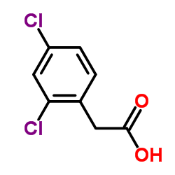 2,4-Dichlorophenylacetic acid structure
