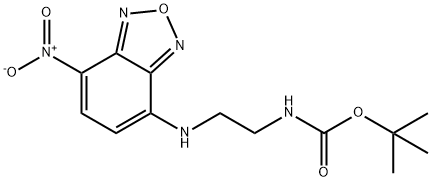 N-Boc-2-(7-Nitro-2,1,3-benzoxadiazol-4-ylaMino)ethylaMine Structure
