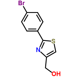 [2-(4-Bromophenyl)-1,3-thiazol-4-yl]methanol Structure