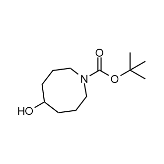5-羟基氮杂环辛烷-1-羧酸叔丁酯结构式
