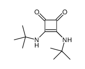 3,4-bis(tert-butylamino)cyclobut-3-ene-1,2-dione Structure