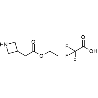 Ethyl 2-(azetidin-3-yl)acetate 2,2,2-trifluoroacetate Structure
