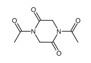 n,n'-diacetylglycine anhydride Structure