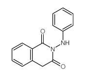 1,3(2H,4H)-Isoquinolinedione,2-(phenylamino)-结构式