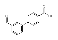 3'-甲酰基-[1,1'-联苯]-4-羧酸结构式