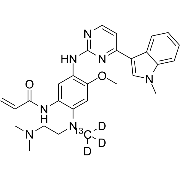 Osimertinib-13C,d3 Structure