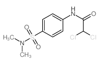 Acetamide,2,2-dichloro-N-[4-[(dimethylamino)sulfonyl]phenyl]-结构式