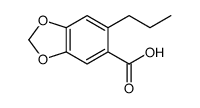 6-propyl-1,3-benzodioxole-5-carboxylic acid Structure